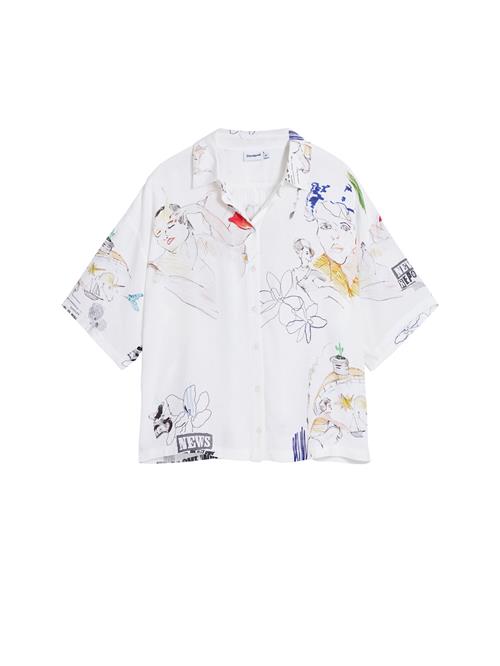 Desigual Bluse  blå / gul / rød / hvid