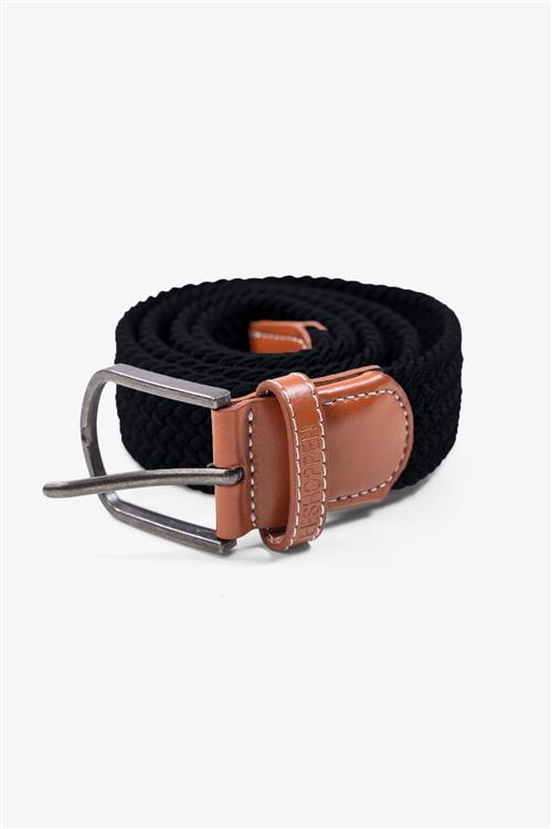 Elastisk Bælte - Sort - 90-cm - TeeShoppen