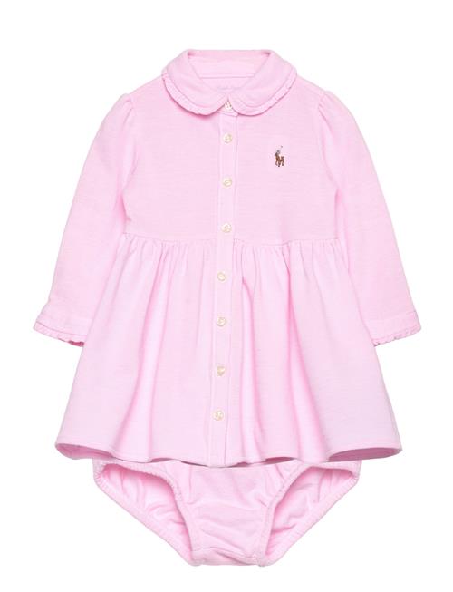 Oxford Mesh Dress & Bloomer Ralph Lauren Baby Pink