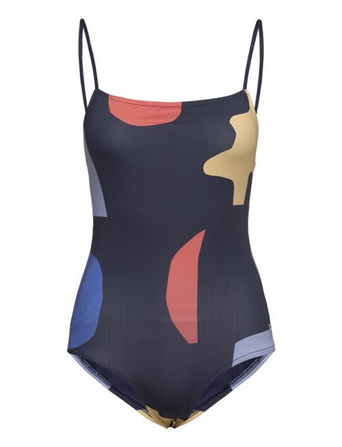 Se Summer Night Landscape Print Swimsuit Bobo Choses Blue ved Booztlet