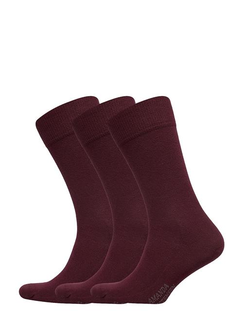 True Ankle Sock 3-Pack Amanda Christensen Red
