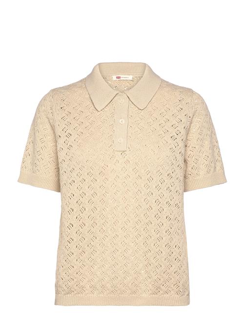 Lavender Pointelle Polo Oatmea Levi's® Beige