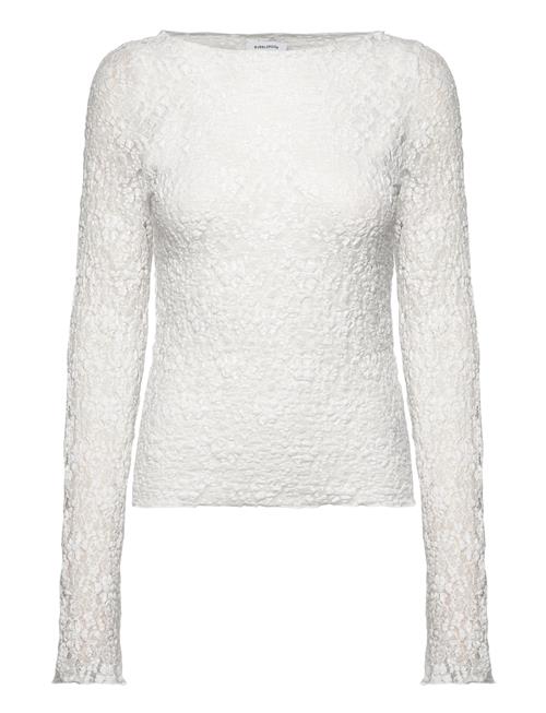 Long Sleeve Lace Top Bubbleroom White