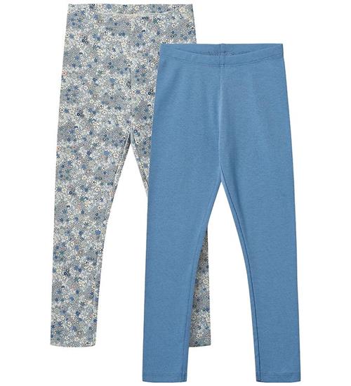Wheat Leggings - 2-pak - Jules - Blue Summer Flowers