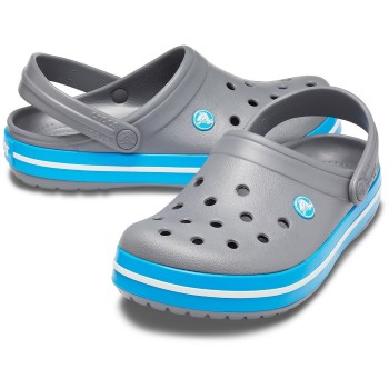 Crocs Crocband Unisex Grå/Blå US M9/W11 (EU 42-43)