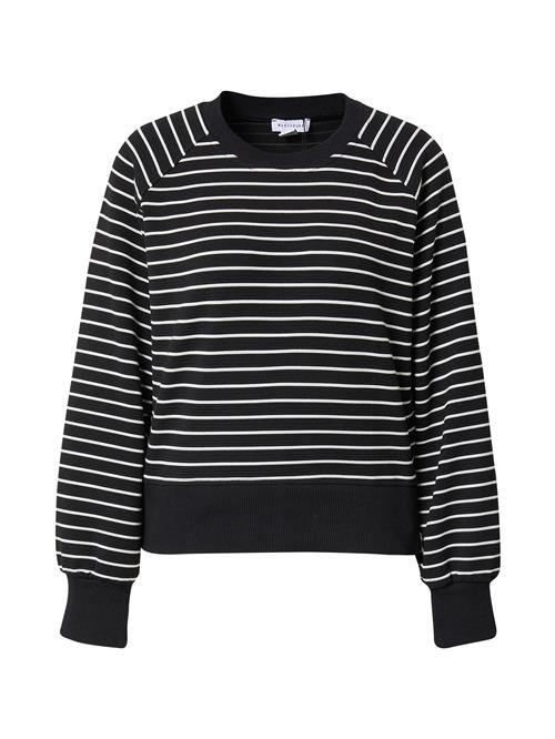 Warehouse Sweatshirt  sort / hvid