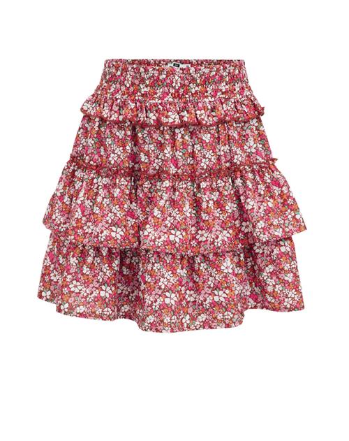 Se WE Fashion Nederdel  grøn / rød / hvid ved About You