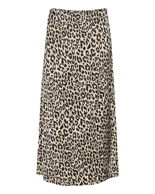 Kaffe Nederdel 'Jasmina'  beige / sort