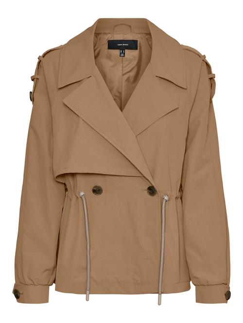 VERO MODA Overgangsfrakke  cappuccino