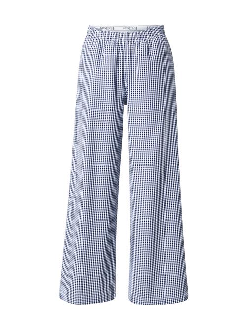 HOLLISTER Pyjamasbukser  dueblå / hvid