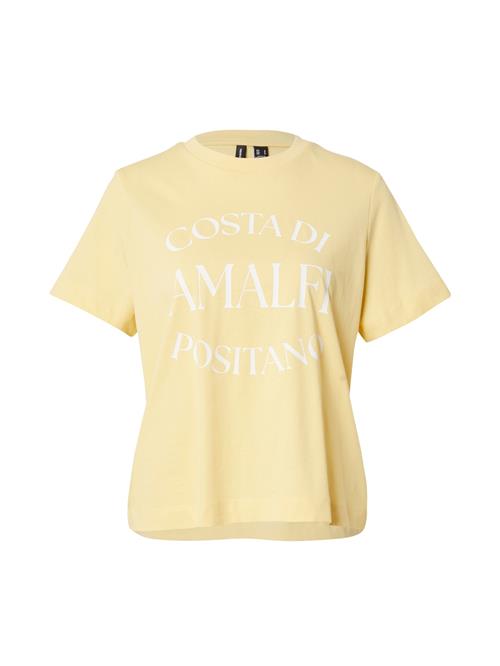 VERO MODA Shirts 'VMSONNA METTE'  citron / hvid