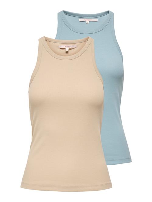 ONLY Overdel 'ONLLindsay'  beige / lyseblå