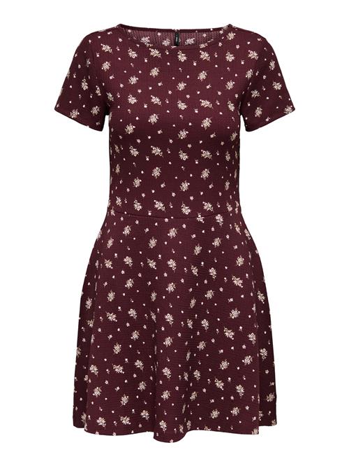ONLY Kjole 'ONL30'  bordeaux / hvid