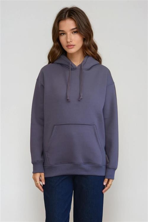 Stella Oversized Hoodie - Mørkegrå - S - TeeShoppen