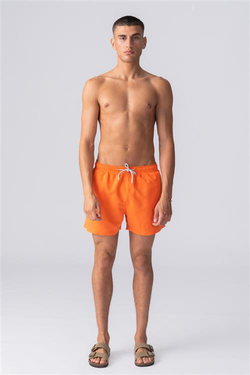 Badeshorts - Orange - S - TeeShoppen
