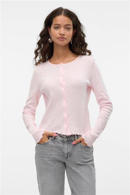 Isa O-Neck Cardigan - Pink A-Boo - Vero Moda