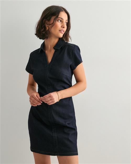 Neo Noir - Blå - Abel Denim Dress