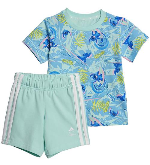 adidas Performance Shortsæt - Stitch - I DY LS T - SEFLAQ/MULTCO