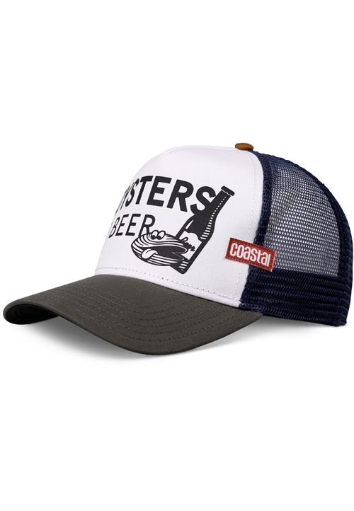 Coastal Hætte 'Oysters & Beer'  navy / antracit / blodrød / hvid