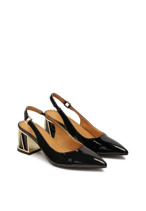 Se Kazar Slingpumps  guld / sort ved About You