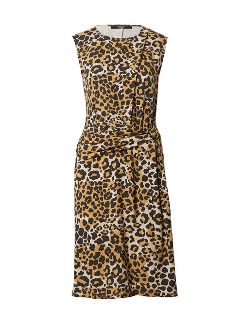 Weekend Max Mara Kjole 'EMBLEMA'  cognac / sort / hvid