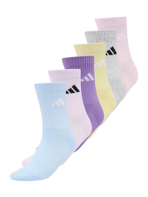 ADIDAS PERFORMANCE Sportssokker  lyseblå / lemon / grå-meleret / lilla / lyserød / pastelpink / sort