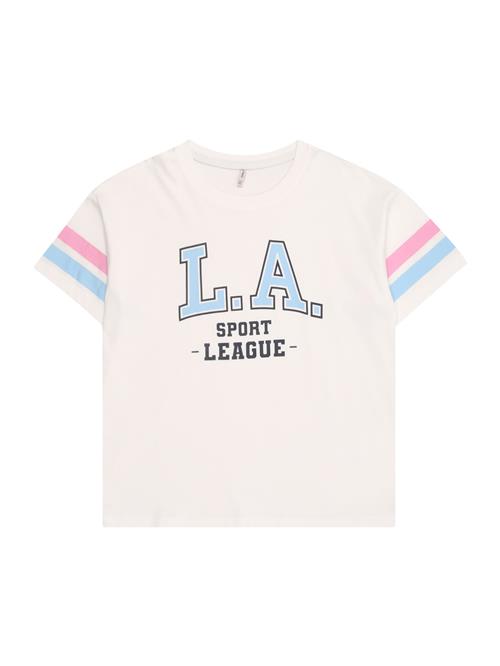 ONLY GIRLS Bluser & t-shirts 'KOGVERAS'  lyseblå / lyserød / hvid