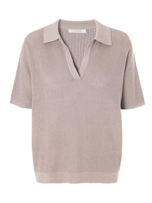 TATUUM Bluse  beige / mørkebeige / lysebrun