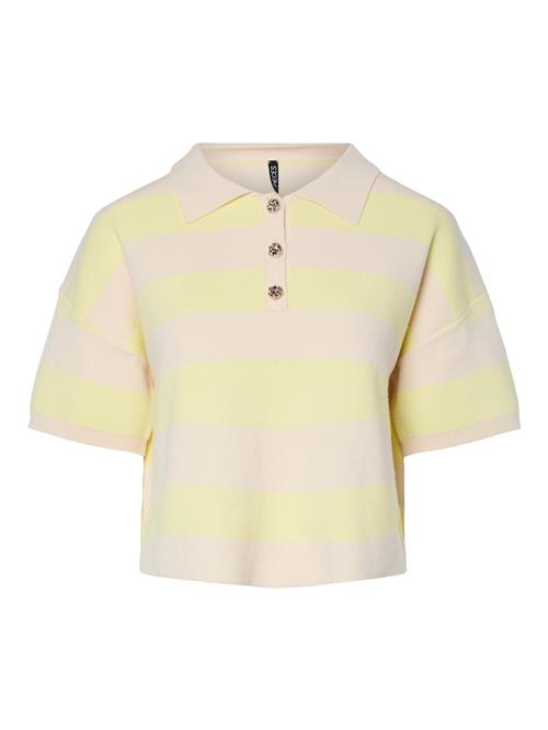PIECES Pullover 'PCJassy'  creme / lemon