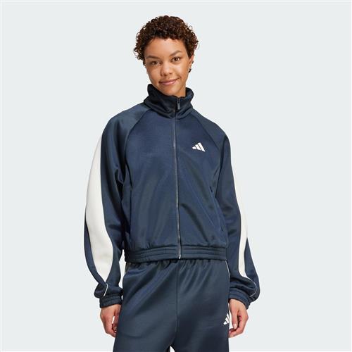 ADIDAS SPORTSWEAR Træningsjakke 'Stadium'  mørkeblå / hvid