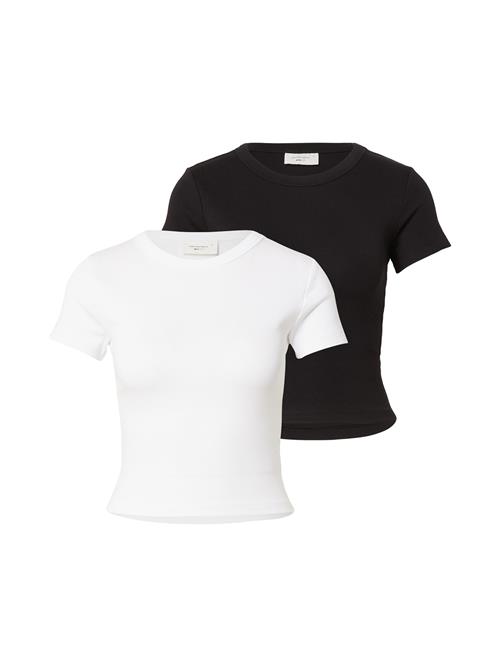 Gina Tricot Shirts  sort / hvid