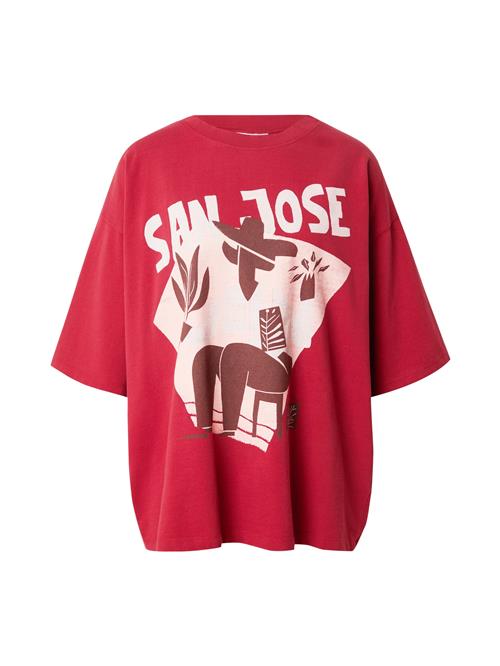 TOPSHOP Shirts  brun / pastelpink / rød