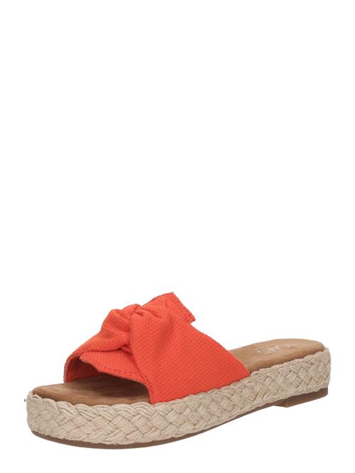 Se TOMS Pantoletter 'ABBY'  orangerød ved About You