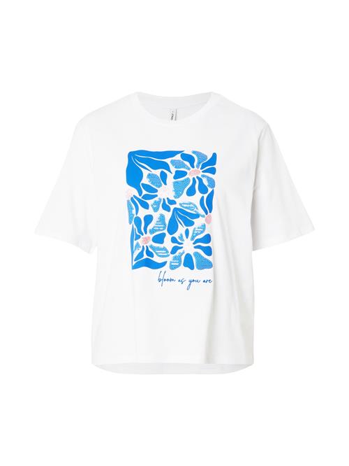 ONLY Shirts 'ONLRITA'  azur / gammelrosa / hvid