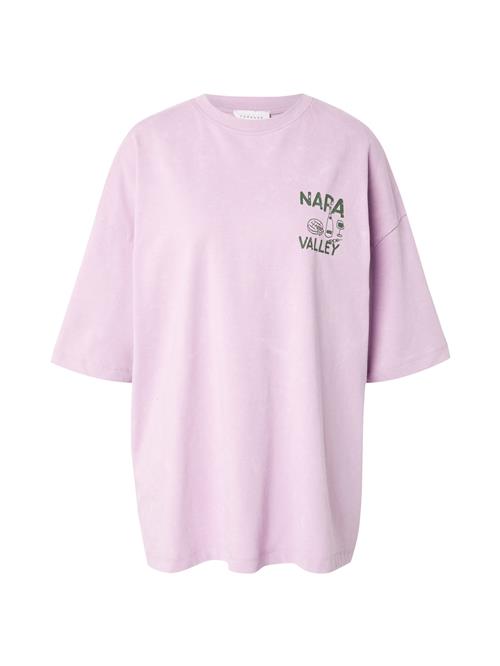 TOPSHOP Shirts 'Napa Valley'  okker / mørkegrøn / lavendel