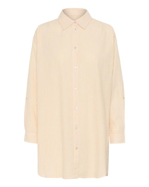 SAINT TROPEZ Bluse  nude / hvid