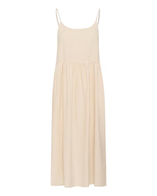 SAINT TROPEZ Kjole  lysebeige / hvid