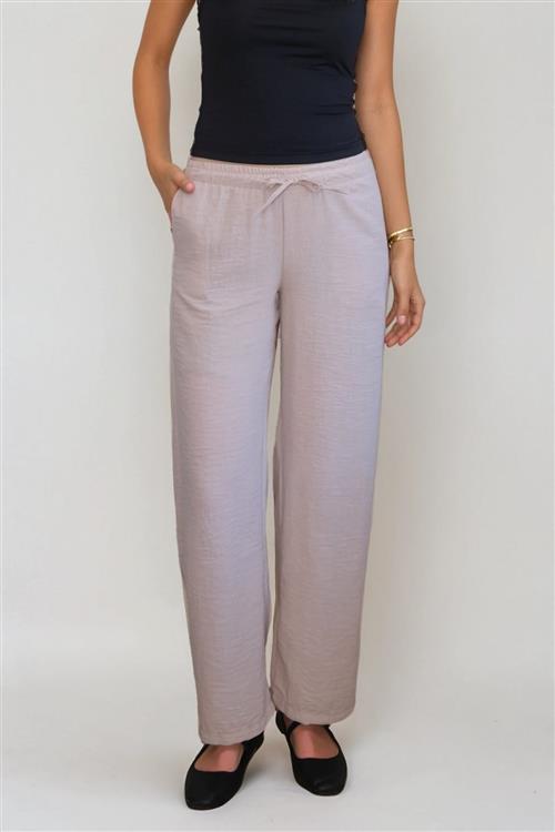 Lilly Pants - Sand - L - TeeShoppen