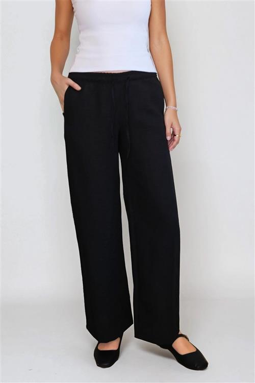 Lilly Pants - Sort - M - TeeShoppen