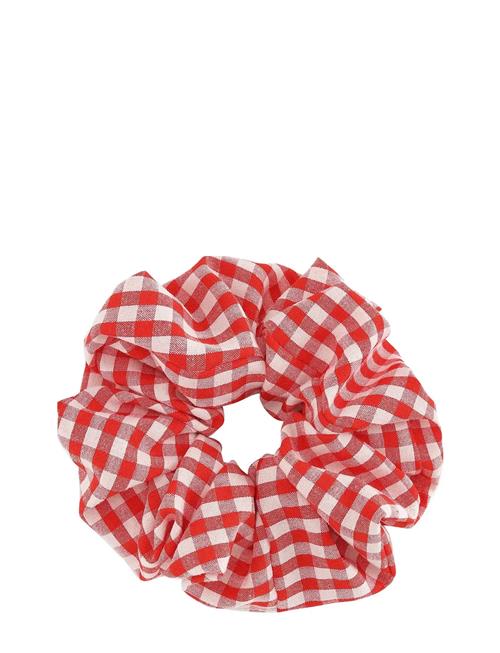 Checkered Grande Scrunchie SUI AVA Red