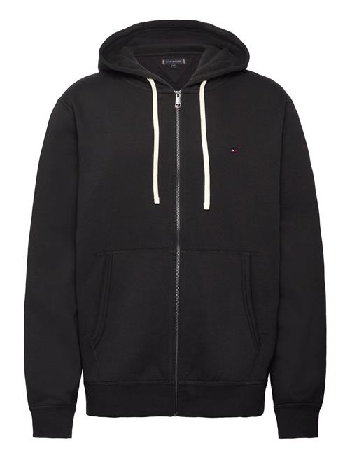 Se Essential Fleece Zip Through Tommy Hilfiger Black ved Booztlet