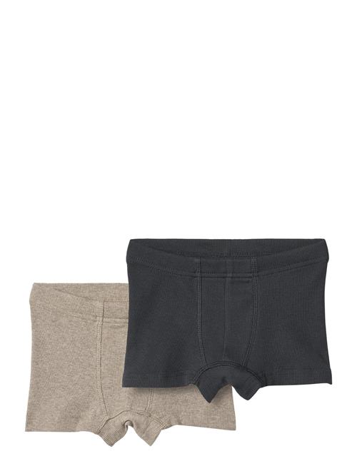 Se 2 Boxer Shorts Louis Wheat Black ved Booztlet