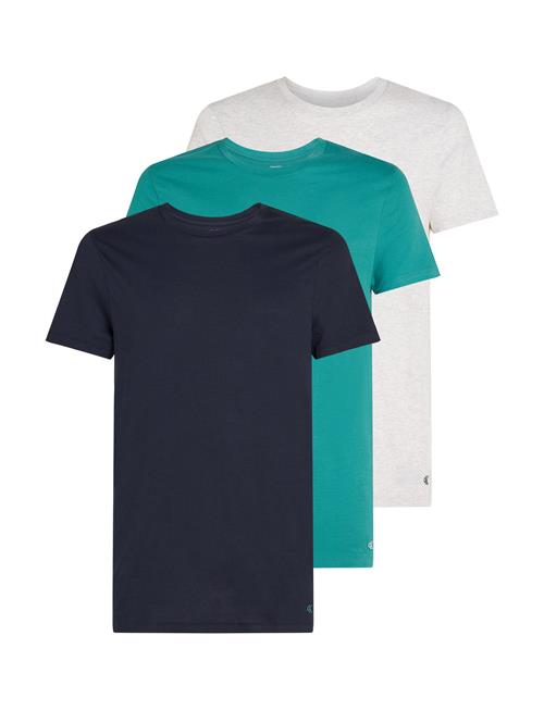 Se S/S Crew Neck 3Pk Calvin Klein Patterned ved Booztlet