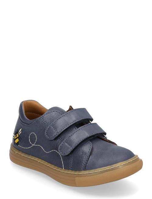 Shoes - Flat - With Velcro ANGULUS Navy