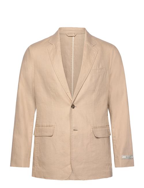 Reg Gmnt Dye Linen Blazer GANT Beige