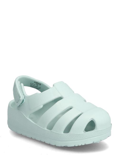 Flip-Flops With Velcro Straps Mango Green