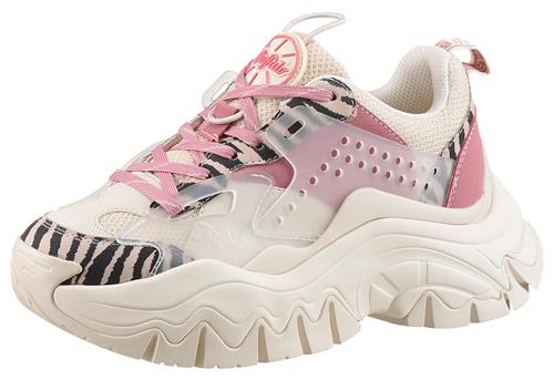 BUFFALO Sneaker low 'Trail One'  beige / pink / sort / naturhvid