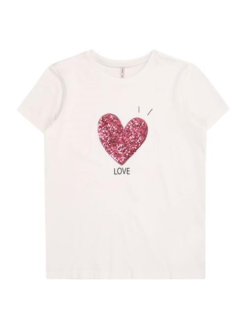 ONLY GIRLS Bluser & t-shirts 'KOGCandy'  pitaya / sort / hvid