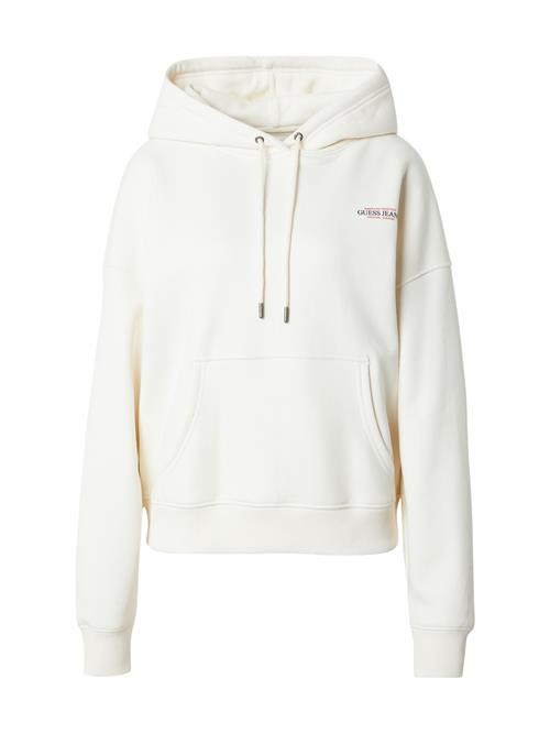 Se GUESS JEANS Sweatshirt  creme / rød / sort ved About You