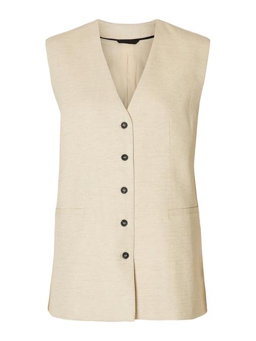 SELECTED FEMME Jakkesætsvest 'SLFMARA'  creme